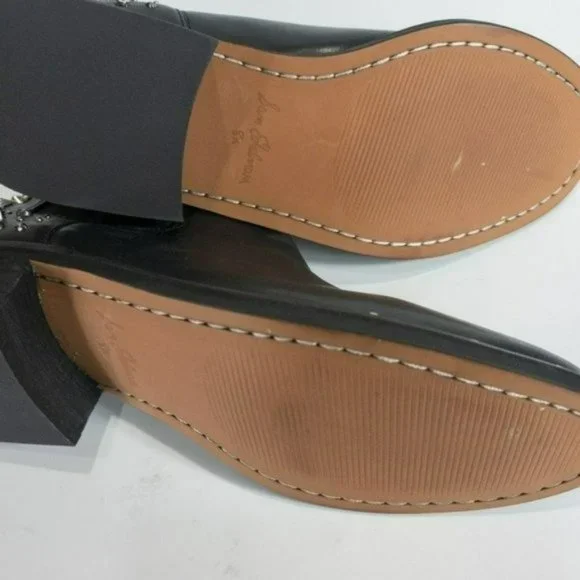 Sam Edelman Black Dover Embellished Chelsea Bootie Black -8.5 - Picture 10 of 11